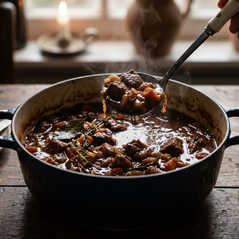 Stoofpotje met rode wijn
