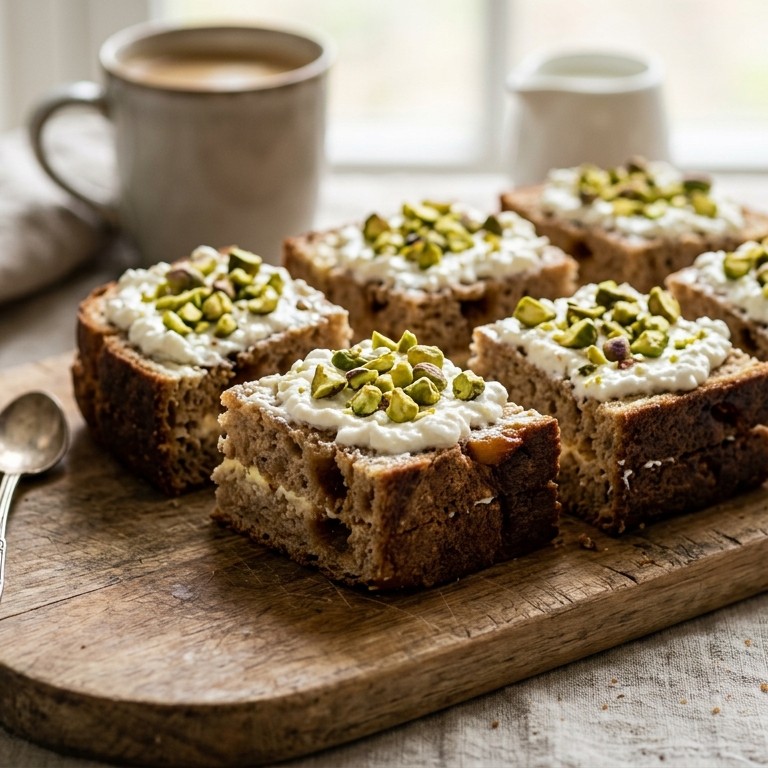 Suikerbroedsandwiches met pistachenoten