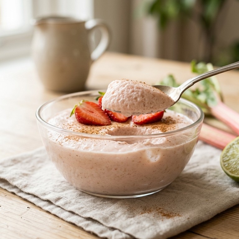 Suikervrije Rabarbermousse