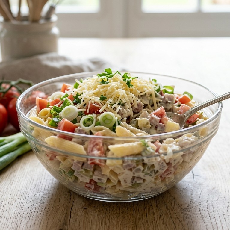 Supersnelle pastasalade
