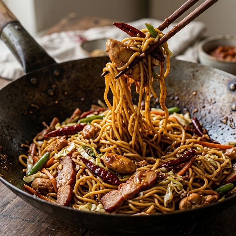 Surinamse Bami schotel