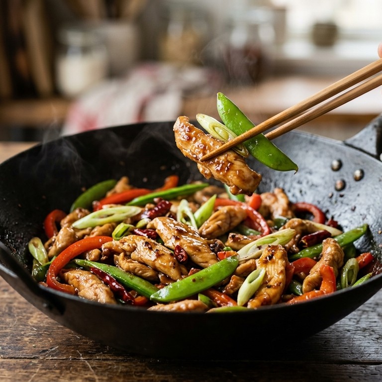 Szechuan roergebakken kip