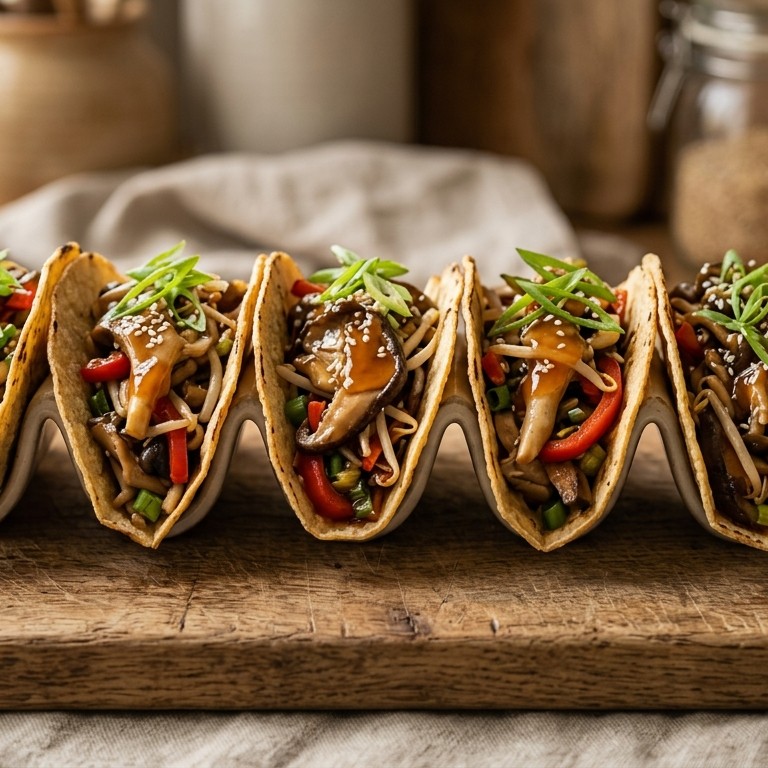 Taco's met oosterse groenten