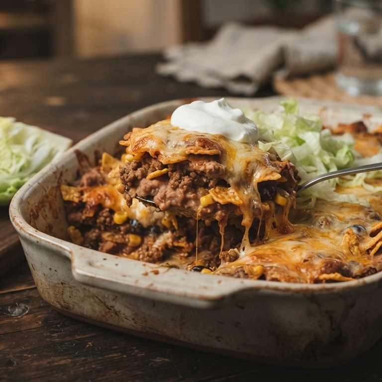 Tacoschotel uit de oven