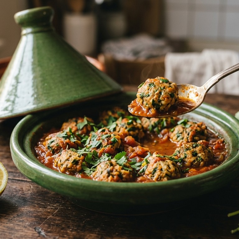 Tagine van sardineballetjes