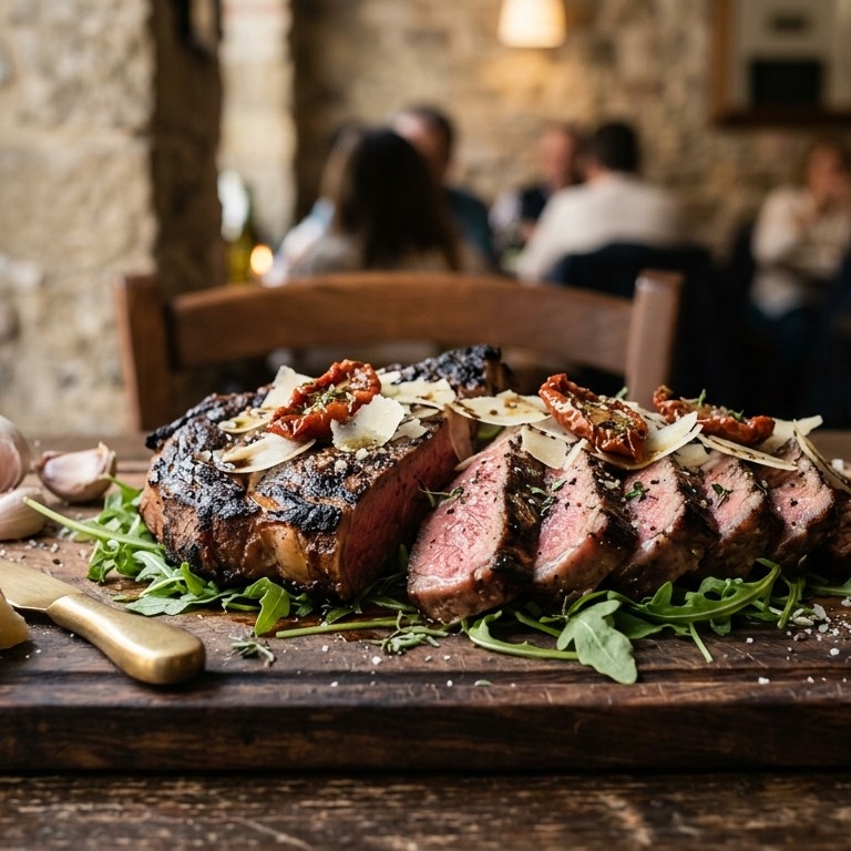 Tagliata de boeuf à la Santa Rosa