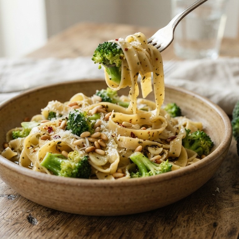 Tagliatelle met broccoli