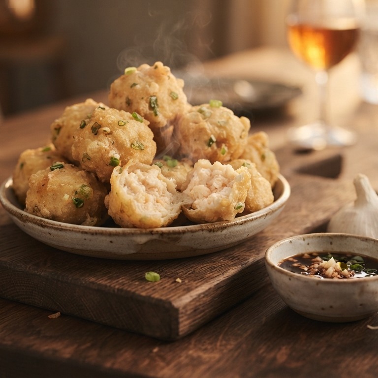 Tahu/Garnalenballetjes