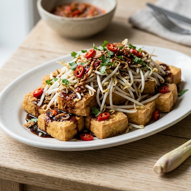 Tahu Goreng Taugeh