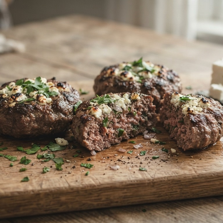 Tartaarburgers met feta