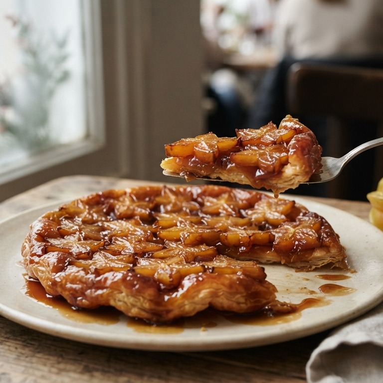 Tarte tatin van sterappel