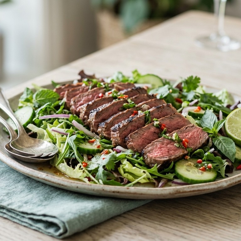 Thai beef salad uit L.A