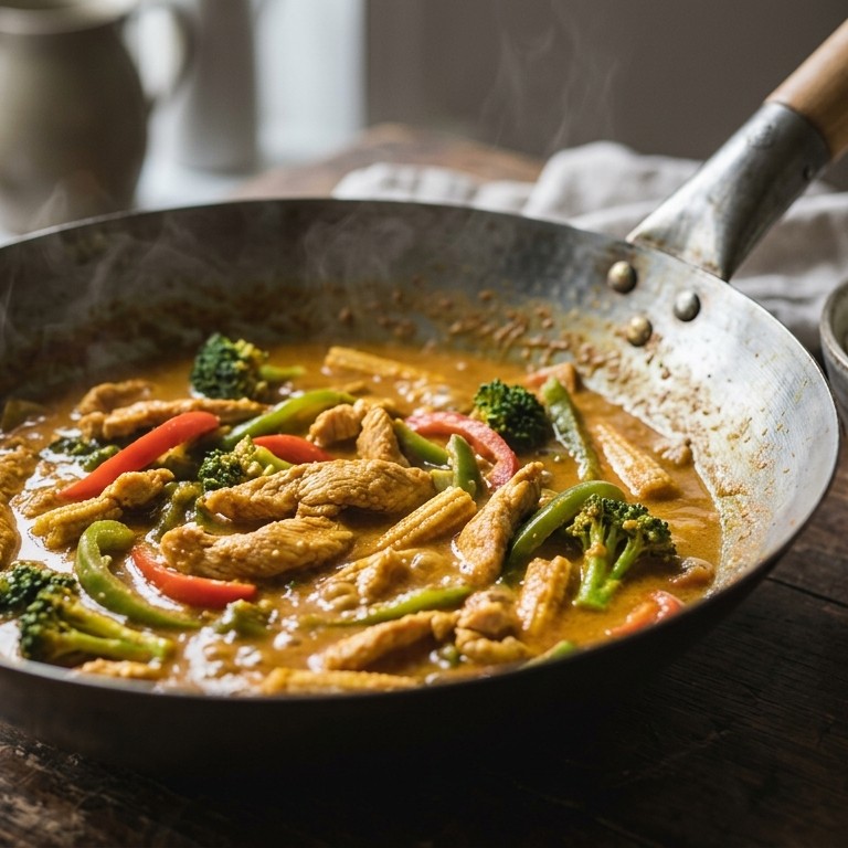 Thaise kalkoencurry