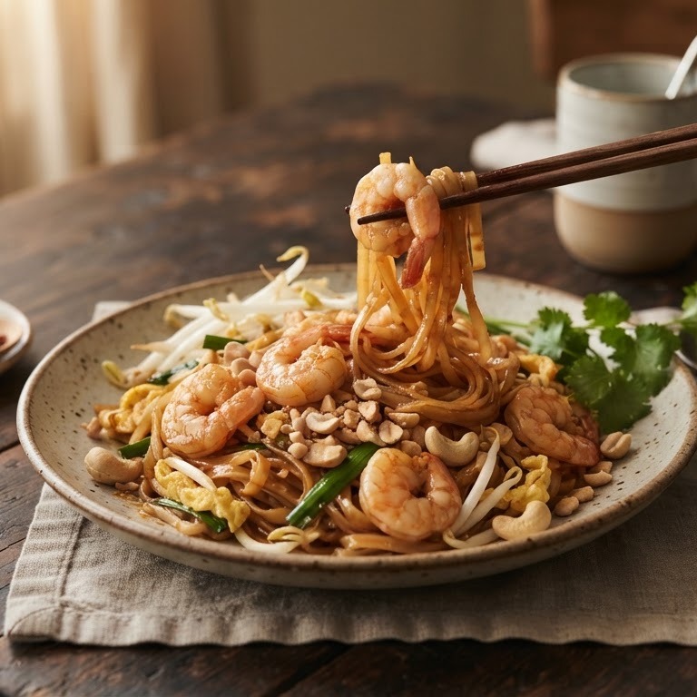 Thaise Mie met Garnalen