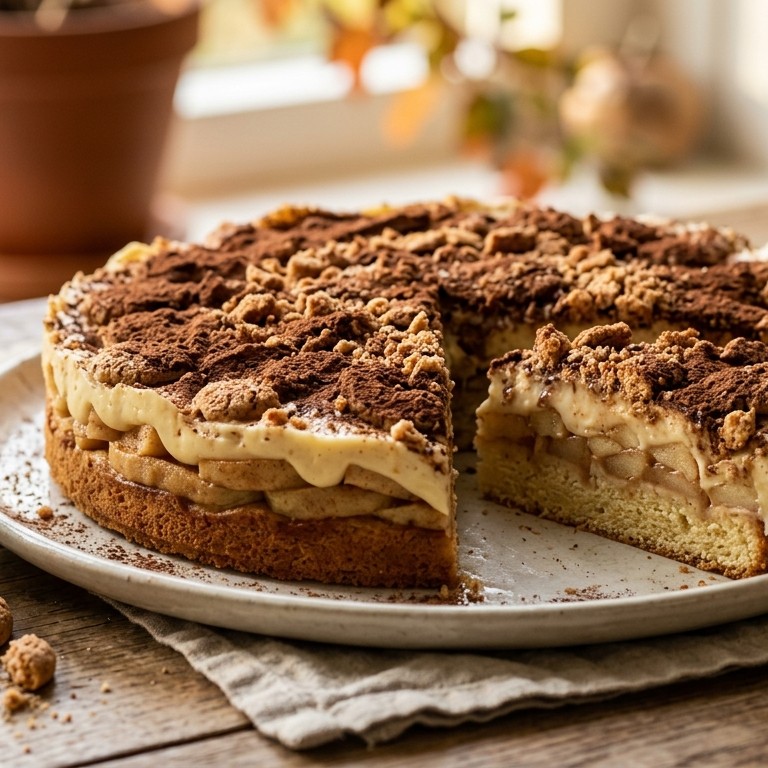Tiramisu-appeltaart