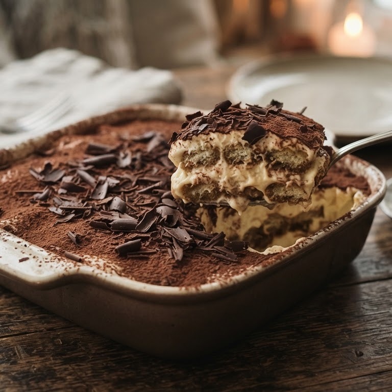 Tiramisu met amandellikeur