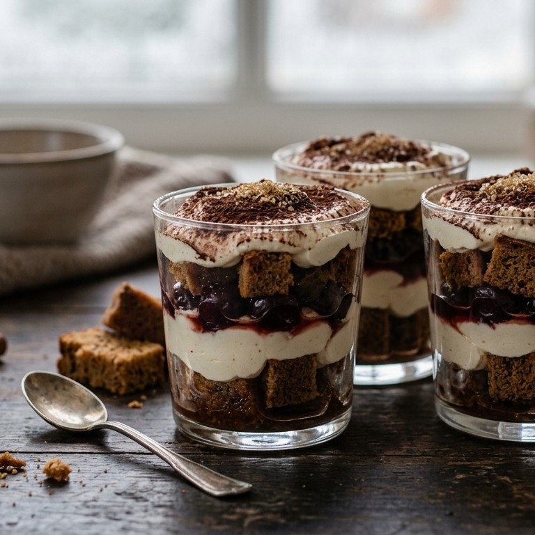 Tiramisu met ontbijtkoek