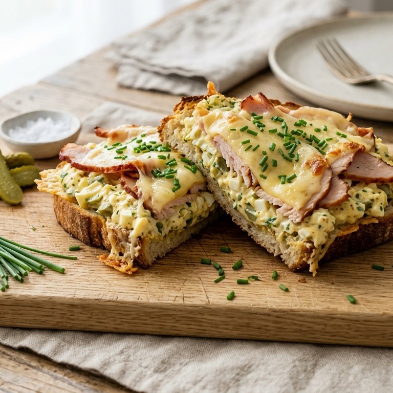 Toast met kalkoensalade