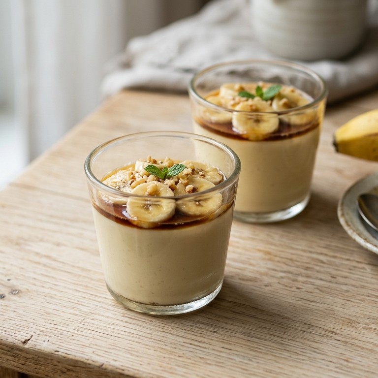 Tofu-bananenpudding