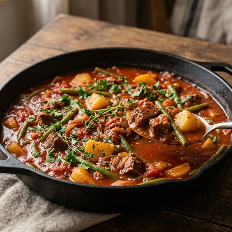 Tomaten-Bonengoulash