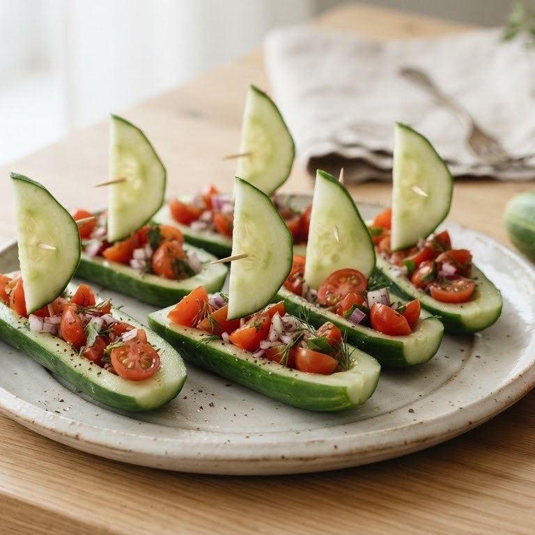 Tomaten komkommer scheepjes