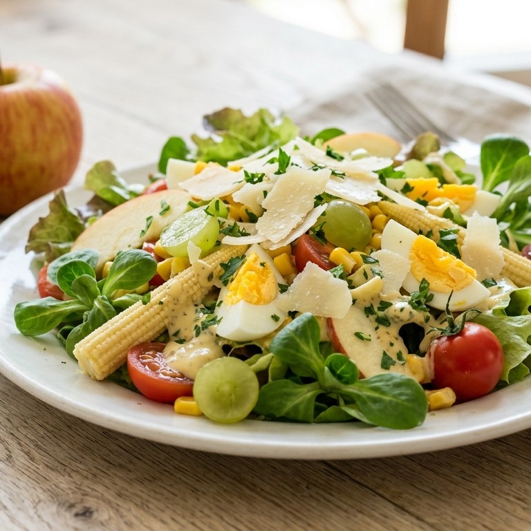 Tomaten-maissalade