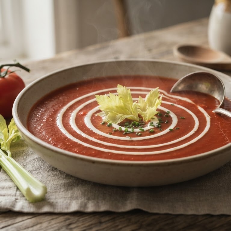 Tomaten-selderijsoep met noilly prat