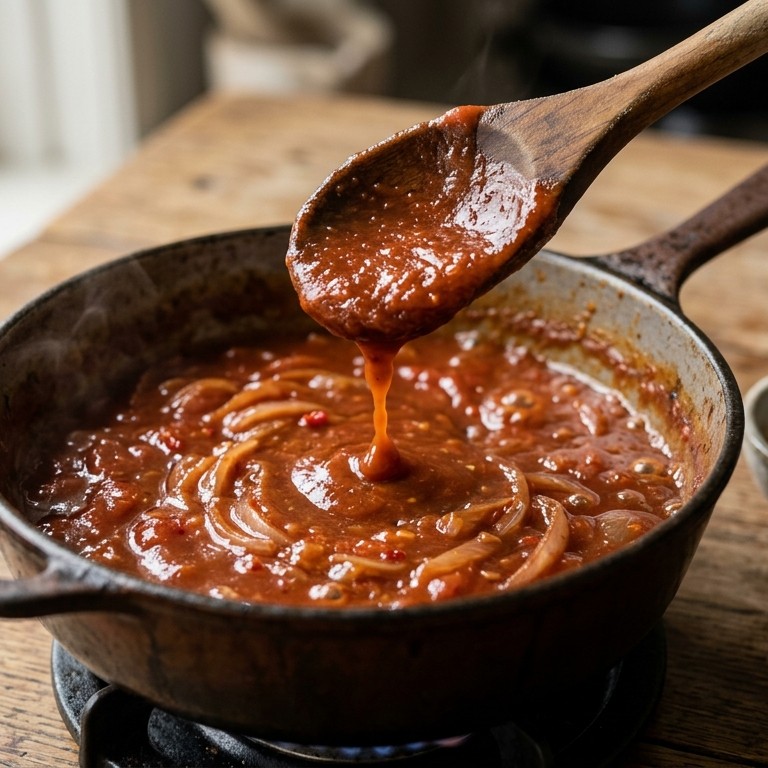Tomaten-sjalottensaus