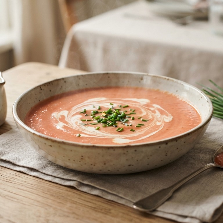 Tomatenroomsoep met Pernod