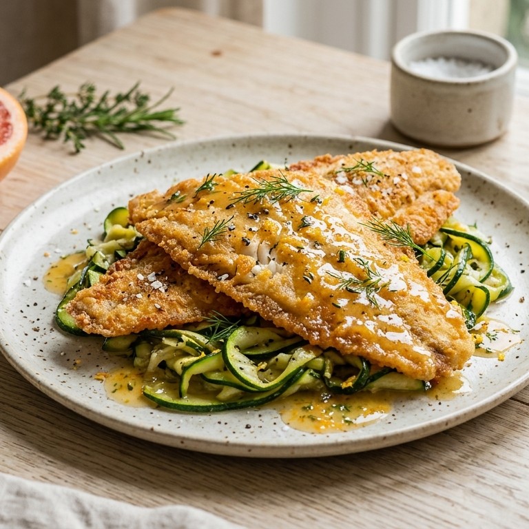 Tongfilets met een krokant jasje