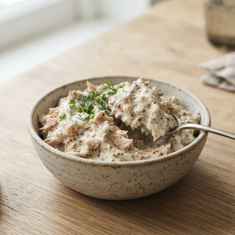Tonijn salade met mosterd