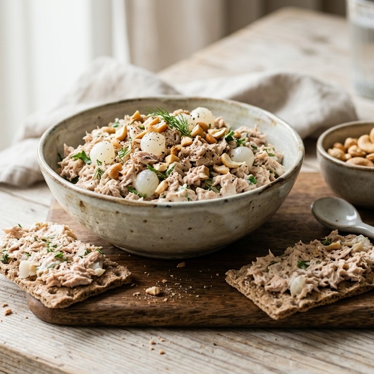 Tonijnsalade met cashewnootjes