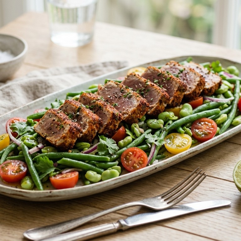 Tonijnsalade met cherrytomaatjes