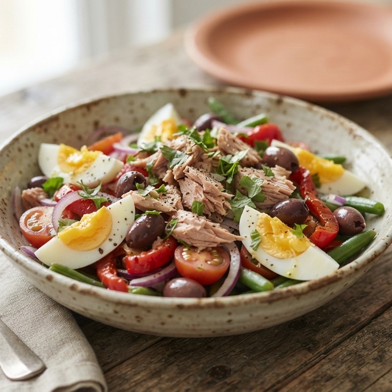 Tonijnsalade met eieren