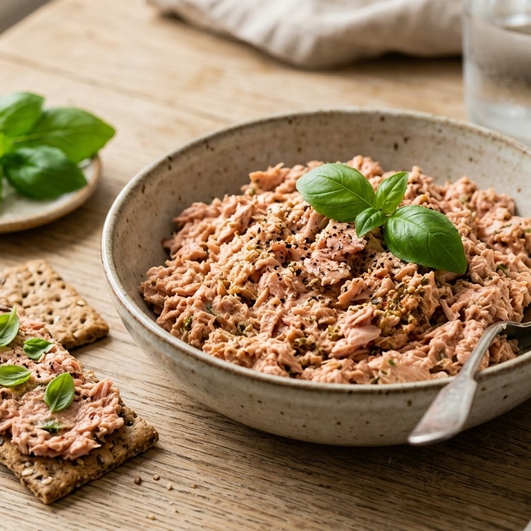 Tonijnsalade met pesto