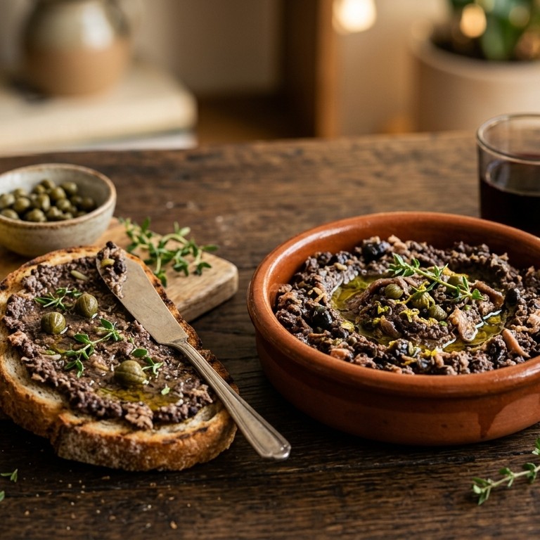 Tonijntapenade met ansjovisfilets
