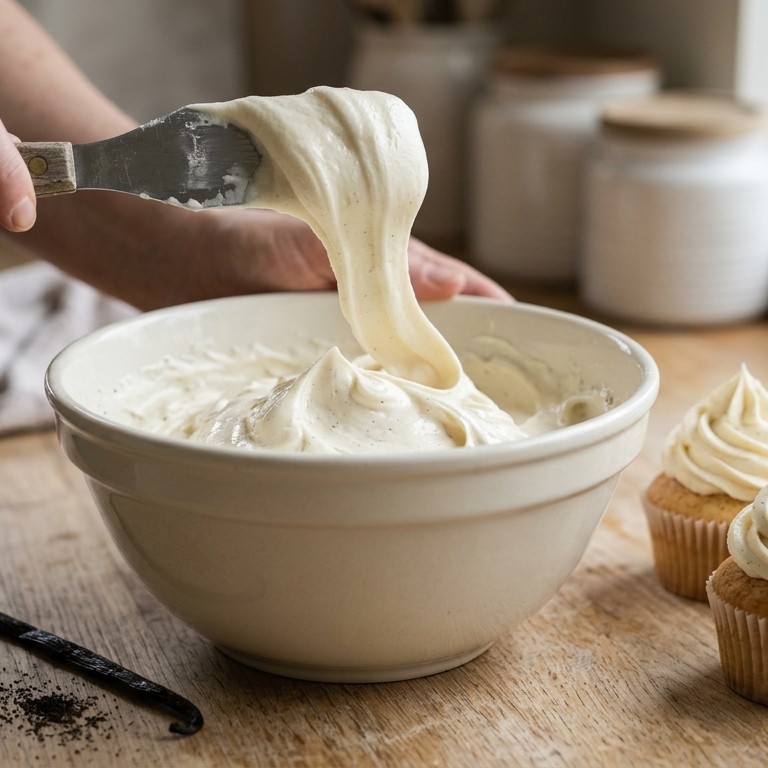 Topping voor cupcakes (botercreme)