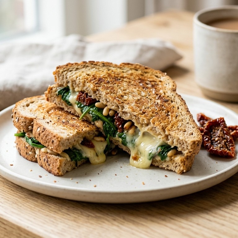 Tosti Spinazie-Geitenkaas
