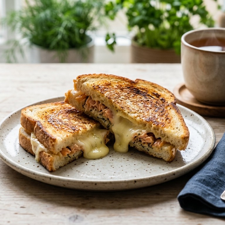 Tosti zalm-brie