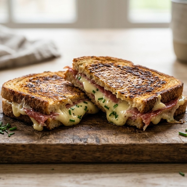 Tostie brie salami