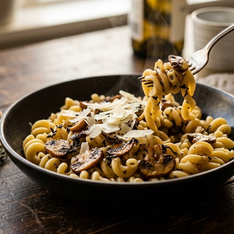 Trottole met kastanjechampignons