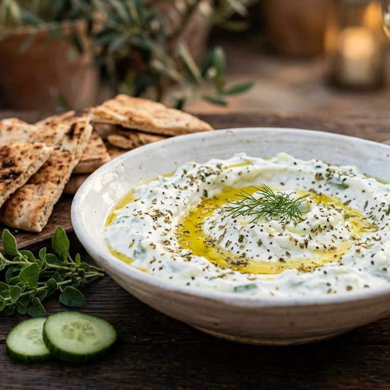 Tsatziki met knoflook