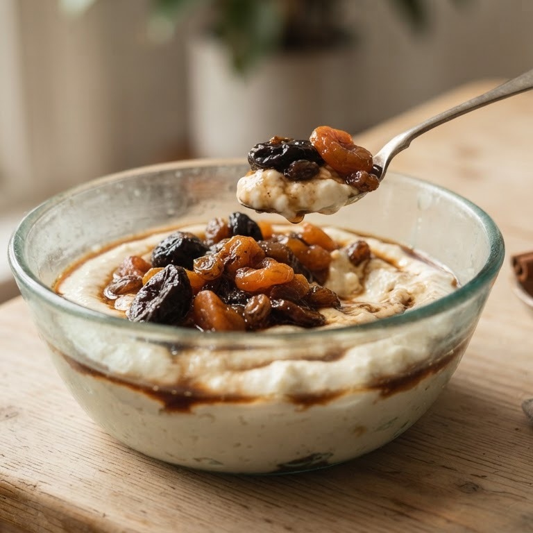 Tutti frutti met kwarkvla