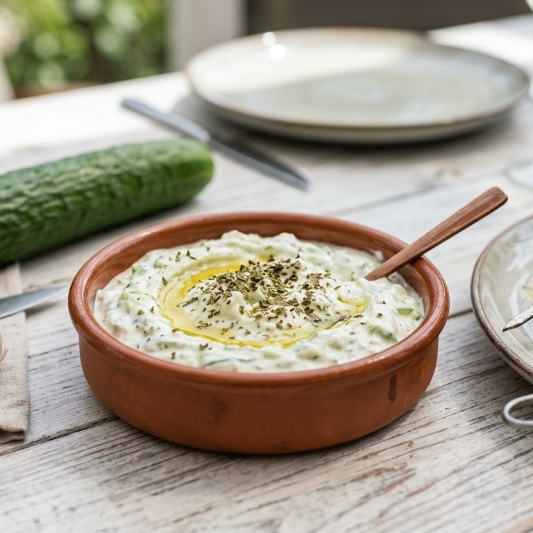 Tzatziki met oregano