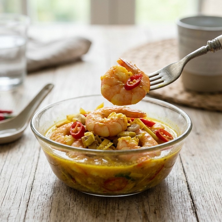 Udang Cuka (garnalen in azijnsaus)
