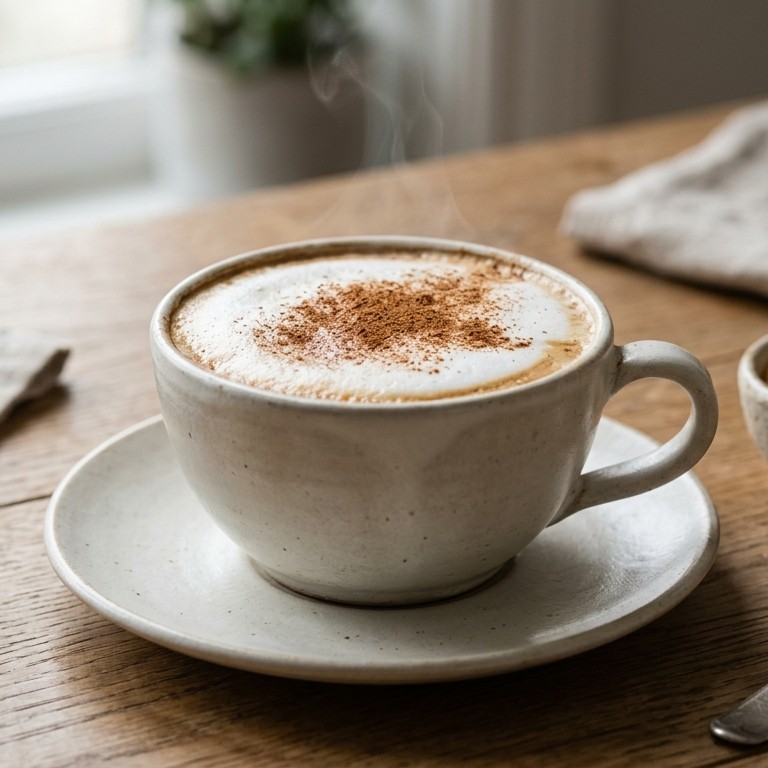 Vanille-kaneel cappuccino