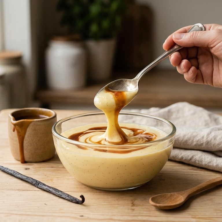 Vanillevla met karamel