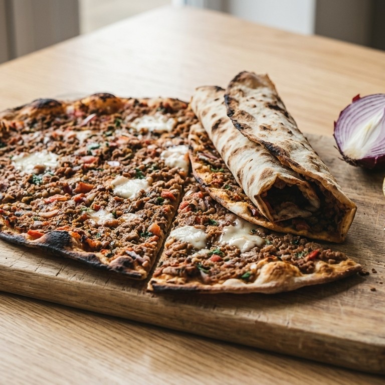 Variant op Turkse pizza