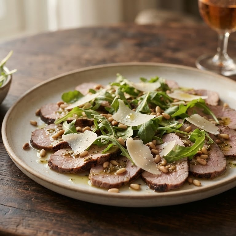 Varkenshaas carpaccio