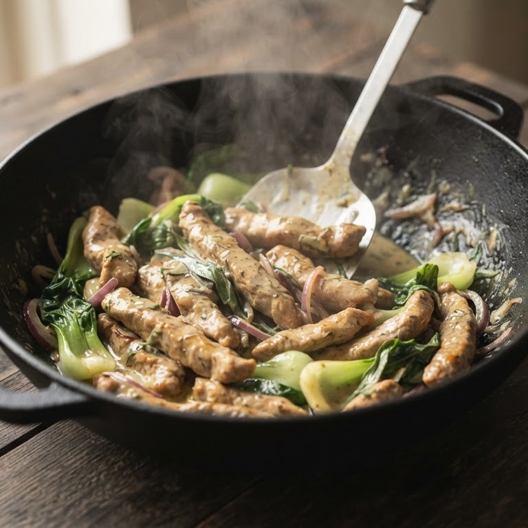 Varkenshaas in de wok